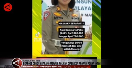 Berpose dengan barang mewah, Polwan diperiksa Propam Polda Jatim