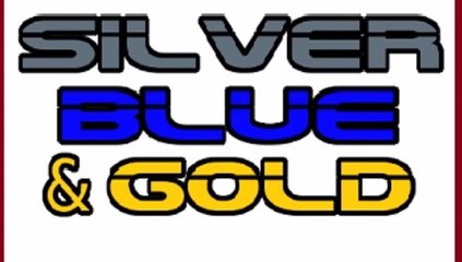 Silver Blue & Gold