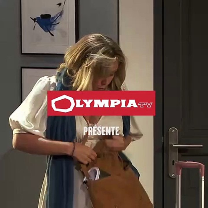 Deux invités qui collaborent ensemble, depuis 2022, sur la pièce de théâtre "Derrière le rideau".Bruno Madinier et Anne Bouvier dans "Olympiascope", face à Bernard Montiel.