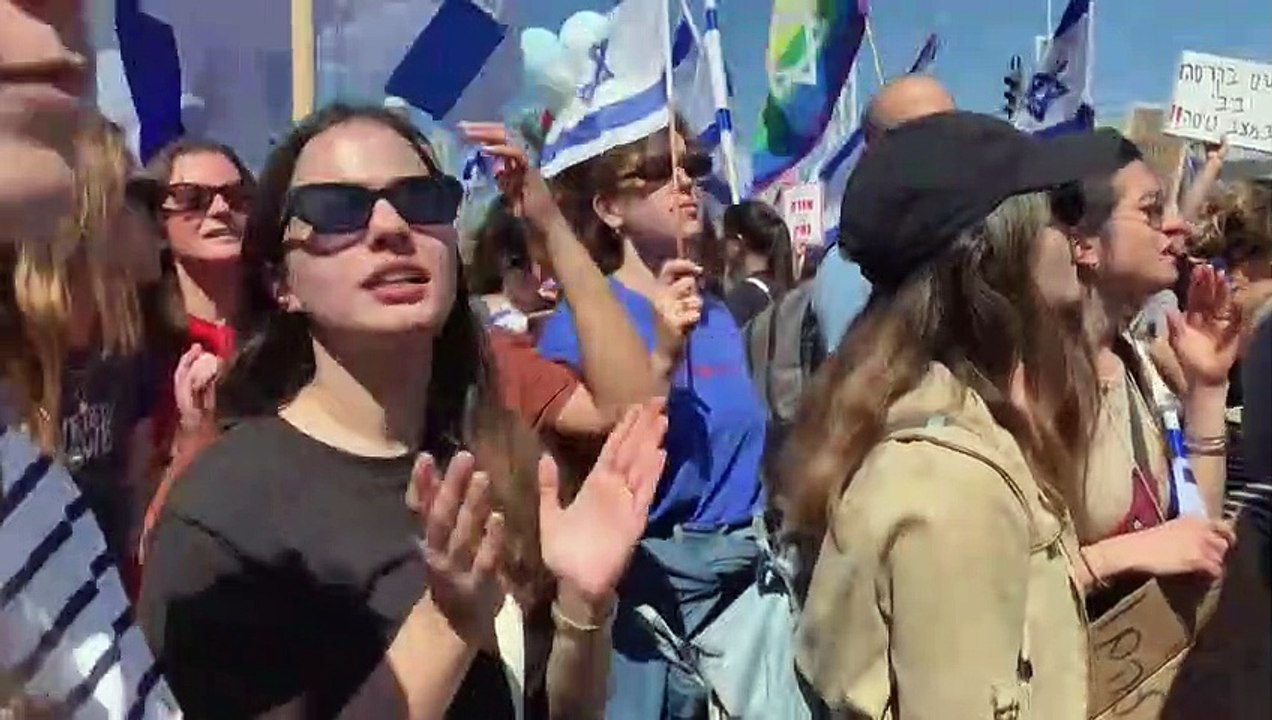 Convocan huelga general en Israel para detener la reforma judicial de Netanyahu