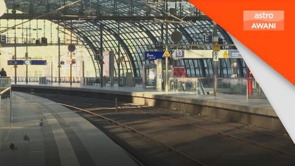 Pekerja mogok, pengangkutan awam di Jerman tergendala