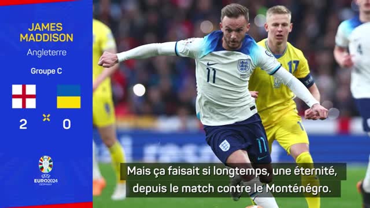 Angleterre - Maddison : "Comme une seconde première fois"