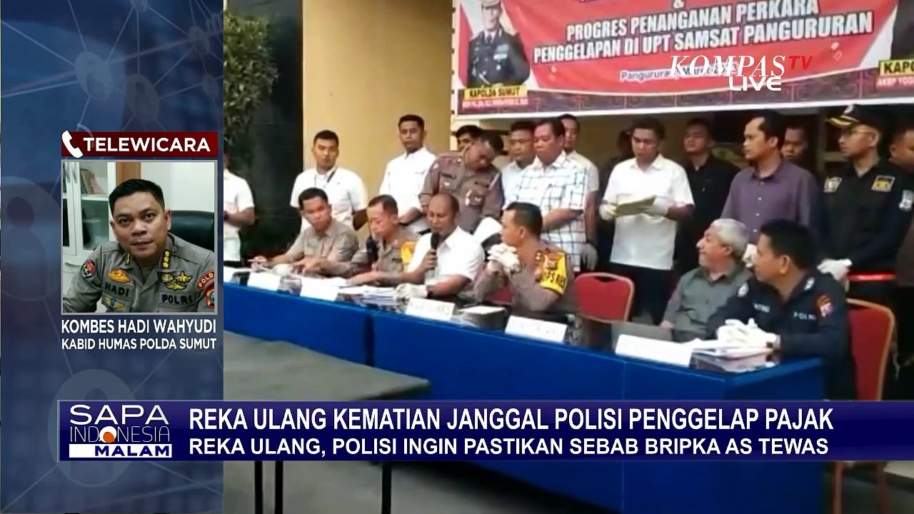Polisi Ungkap Hasil Reka Ulang Kematian Janggal Bripka AS dan Penyelidikan Penggelap Pajak Kendaraan