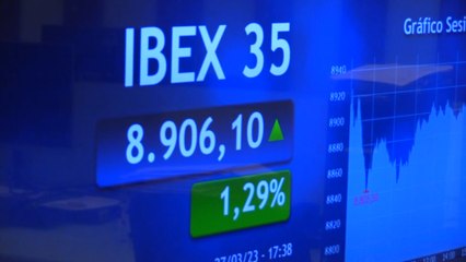 El Ibex 35 rebota el 1,29 %, mientras remite el temor por la banca
