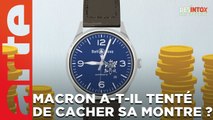 Emmanuel Macron a tenté de cacher sa montre à 80 000 euros / ARTE Désintox du 27/03/2023