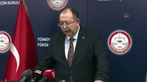 YSK Başkanı Yener, cumhurbaşkanı adaylığı imza sürecinin sona ermesinin ardından açıklamalarda bulundu