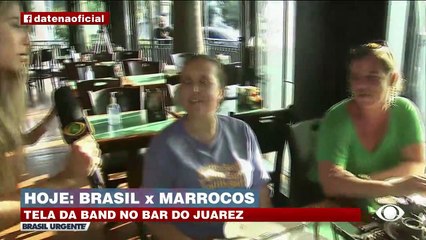 Brasil x Marrocos: Datena mostra a torcida brasileira para o amistoso  27/03/2023 15:29:18