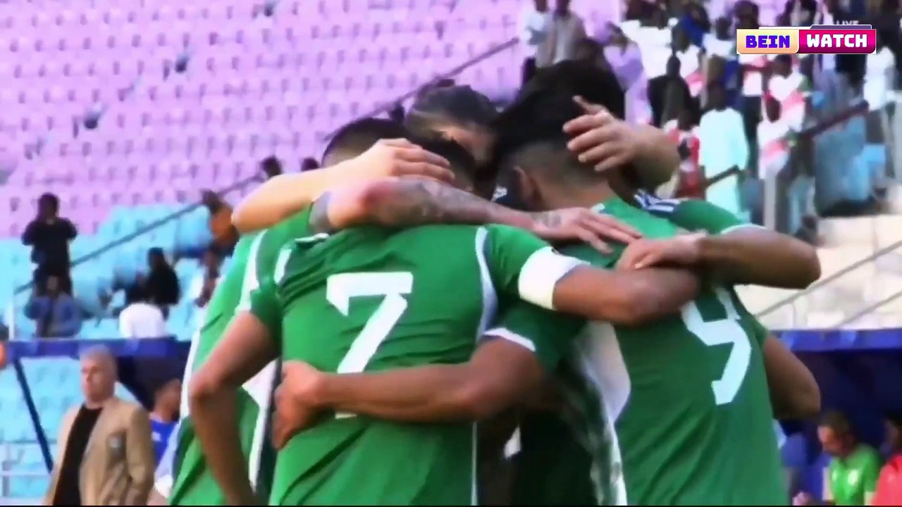 ملخص مباراة الجزائر و النيجر 1-0 تأهل الجزائر لكأس