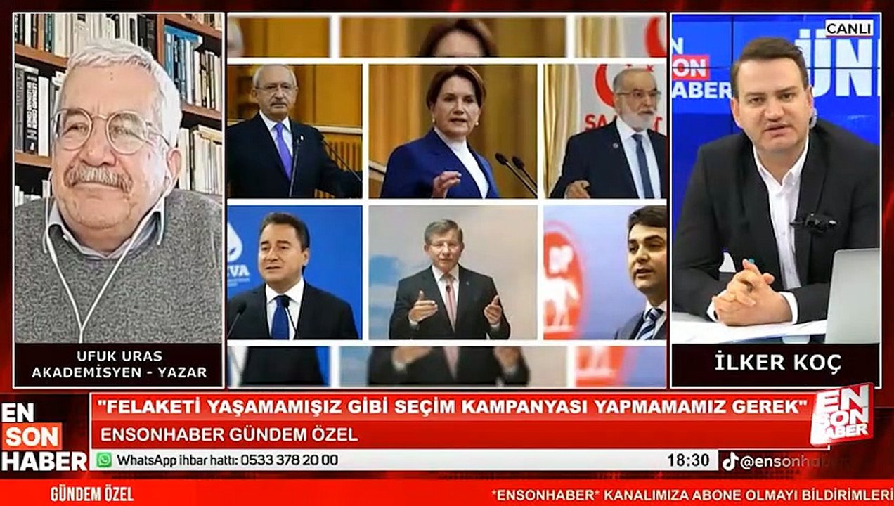 Akademisyen Ufuk Uras muhalefetin seçim sürecini değerlendirdi