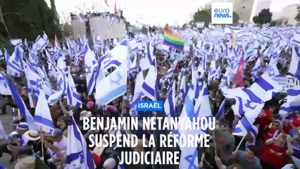Réforme de la justice en Israël : face à la contestation, Benjamin Netanyahou annonce une "pause"