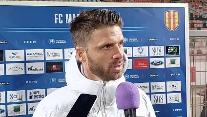 La satisfaction de Grégory Poirier après la victoire de son équipe contre Le Mans (3-1)