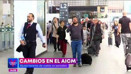 AICM ajusta horarios de vuelos en pantallas; esto dicen las autoridades
