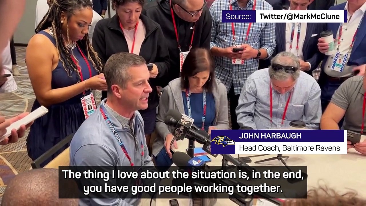 'Lamar has handled everything with class' - Harbaugh reacts to Jackson's Ravens trade request