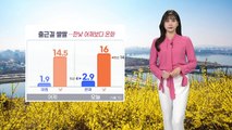 [날씨] 출근길 쌀쌀...한낮 어제보다 온화 / YTN