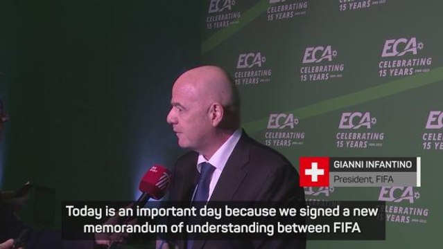 Football has 'stability' after FIFA agreement with European clubs - Infantino