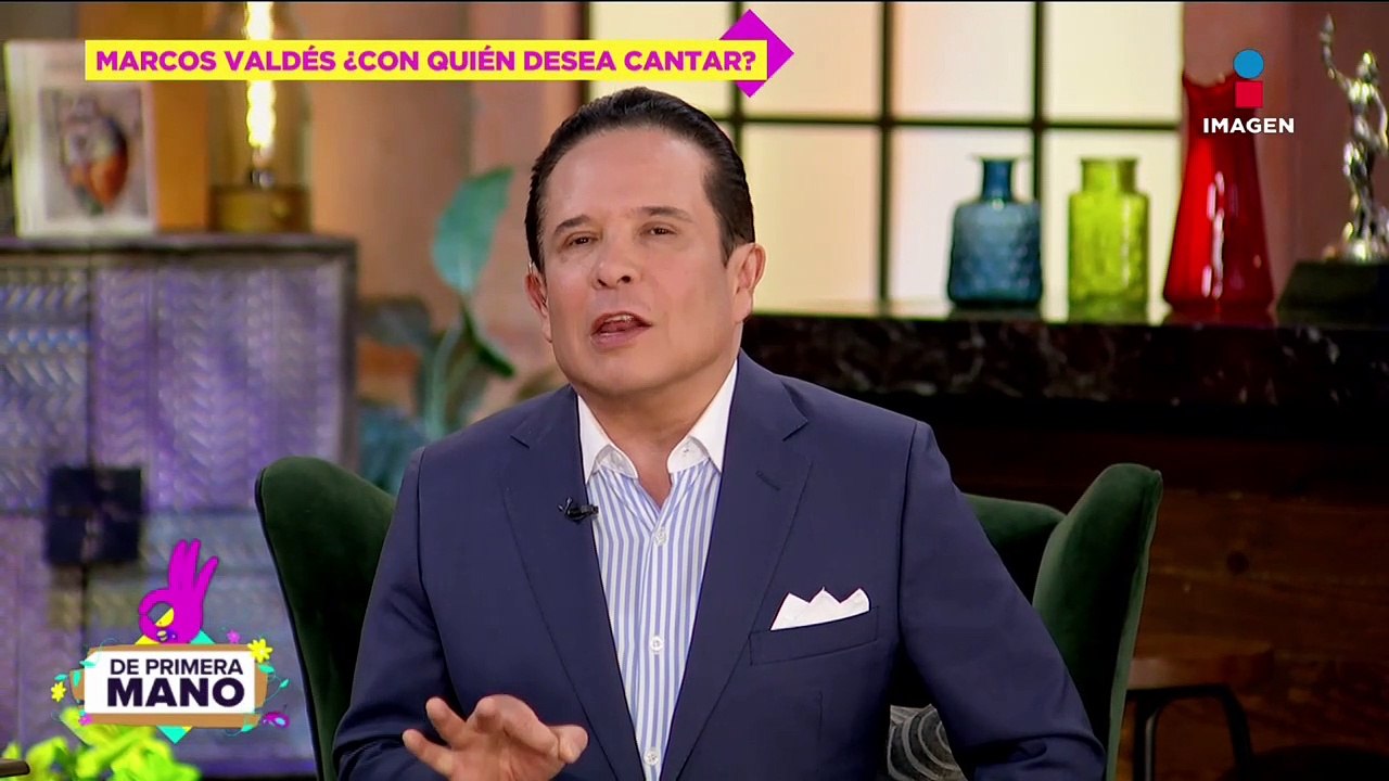 ¡A Marcos Valdés le gustaría grabar con Cristian Castro!