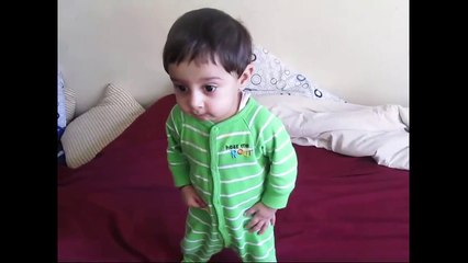 Sandy Dancing to Justin Bieber's Baby Song, Funny Cute Kids Video! by JeannetChannel