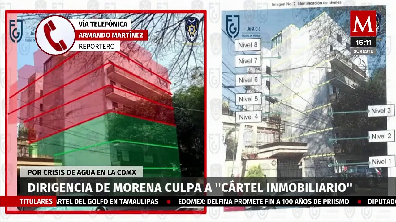Morena culpa al 'Cártel Inmobiliario' por crisis de agua en CdMx