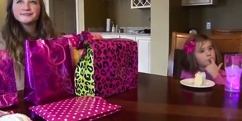 Girls Opening Birthday Presents - Kids Fun Party - Prank on Teen Girl