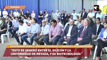 “Esto se generó entre el Silicon y la universidad de Nevada, y es biotecnología pura”, afirmó Lucas Romero Spinelli sobre la inauguración de MACOMA