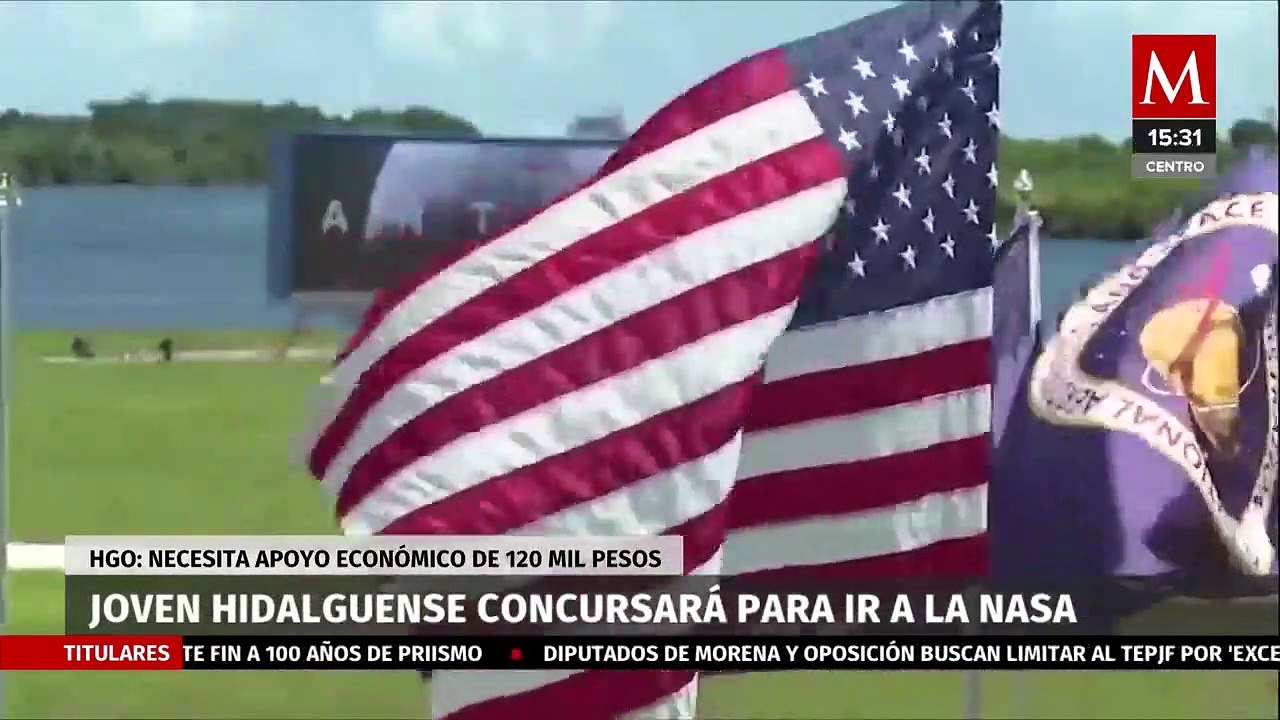 Un joven hidalguense fue seleccionado en un concurso para una estancia en la Nasa