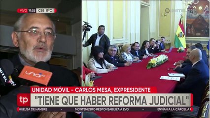 Mesa ve “falta de independencia de la CIDH” tras asistir a acto de desagravio a vocales electorales del 2019