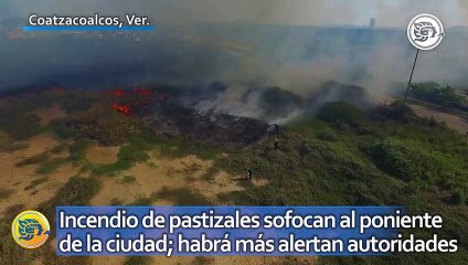 Incendio de pastizales sofocan al poniente de la ciudad; habrá más alertan autoridades