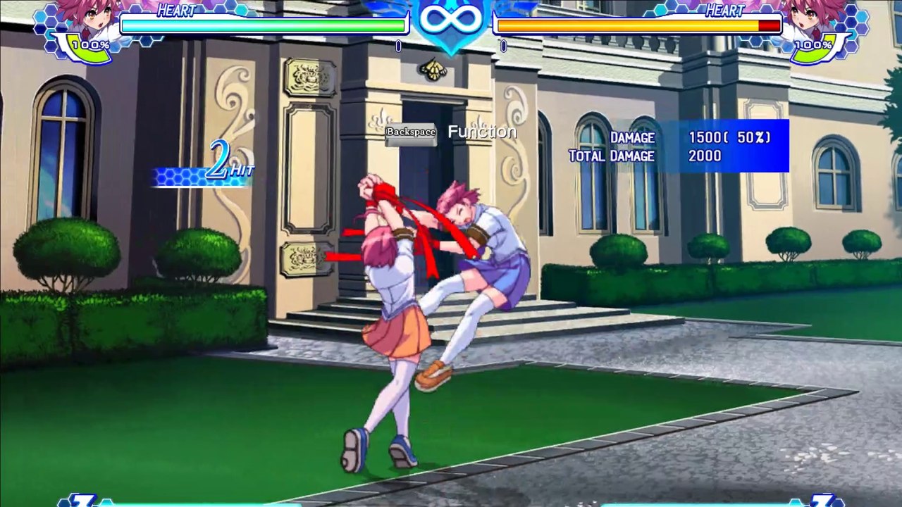 Arcana Heart 3 LOVEMAX SIXSTARS!!!!!! XTEND (PC) - All Throws