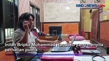 Izinkan Tahanan Peluk dan Cium Putrinya, Ini Sosok Bripka Muhammad Handoko