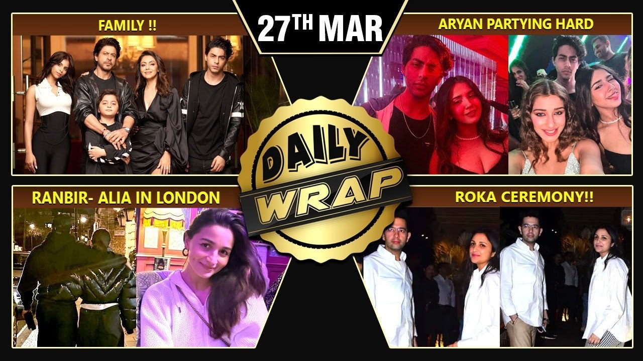 Ranbir Alia's London Holiday, Aryan Khan's Party Pictures, Shahrukh's Family Photo | Top 10 News