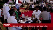 Jokowi-Maruf Amin dan Para Menteri Bayar Zakat Lewat Baznas di Istana Negara