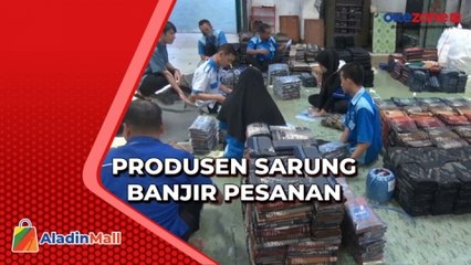 Banjir Pesanan, Produsen Sarung Tambah Jam Kerja Karyawan