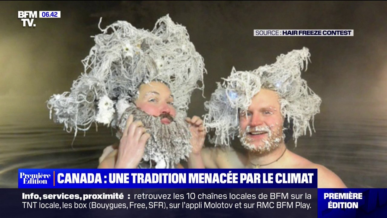 Un concours de cheveux gelés menacé par le changement climatique au Canada