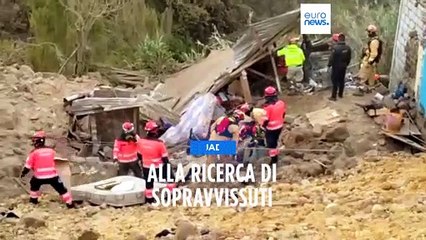 Ecuador: si scava in cerca dei sopravvissuti all'enorme frana