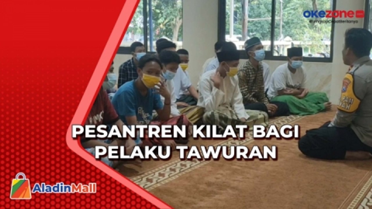 Pesantren Kilat bagi Pelaku Tawuran Perang Sarung di Surabaya