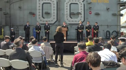 美 핵항공모함 니미츠함 부산 입항...美 단장 "한미일 3국 훈련 계획" / YTN