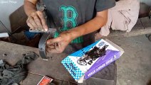 H125 Motorcycle Brake Shoe Leather Repairing and Restoration
