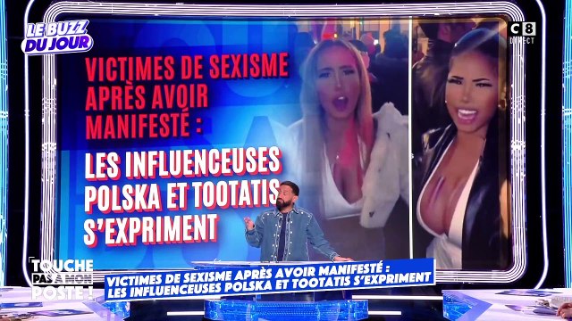 Cyril Hanouna prend la défense de Polska et Tootatis moquées par Quotidien pour leur position sur la réforme des retraites : C'est des donneurs de leçons et c'est sexiste au plus haut point !