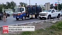 Realizan narcobloqueos en Reynosa