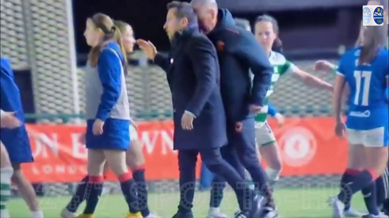 Old Firm Derby CHAOS as Celtic Women's Boss Fran Alonso is HEADBUTTED by Rangers Coach
