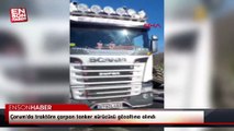 Çorum'da traktöre çarpan tanker sürücüsü gözaltına alındı