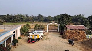 Campus of a House in Rural India with Dogs and Horses
