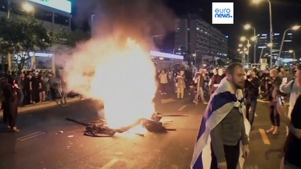 Israel | Las protestas continúan y Netanyahu pide evitar una "guerra civil"