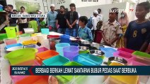 Pengurus Masjid Raya Al Mashun Medan Bagikan Bubur Pedas Gratis kepada Warga di Bulan Ramadan