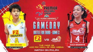 GAME 1 MARCH 28, 2023 |  F2 LOGISTICS CARGO MOVERS vs PLDT HIGH SPEED HITTERS | ALL-FILIPINO CONFERENCE BATTLE FOR 3RD