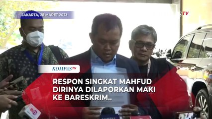 Respon Singkat Mahfud MD Dilaporkan MAKI ke Bareskrim Polri Soal Bocorkan Dokumen Rahasia