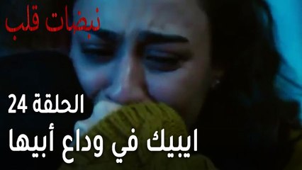 مسلسل نبضات قلب الحلقة 24 - ايبيك في وداع أبيها