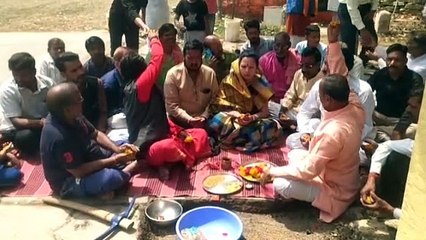 नीमच में शिव मंदिर जीर्णोद्धार का हुआ भूमि पूजन