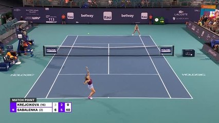 Ruthless Sabalenka makes it 20 wins for the year