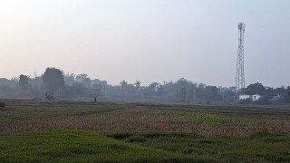 Crop Field after harvesting is done in Rural India